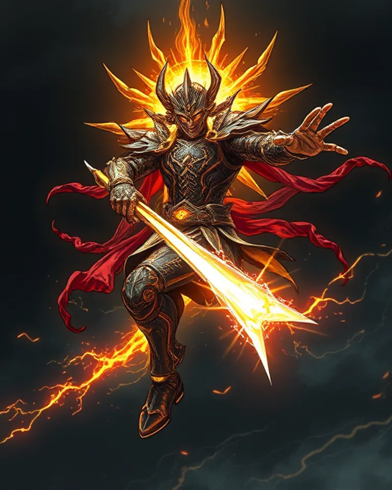 Portrait of Auriolum, the Eldritch Sun