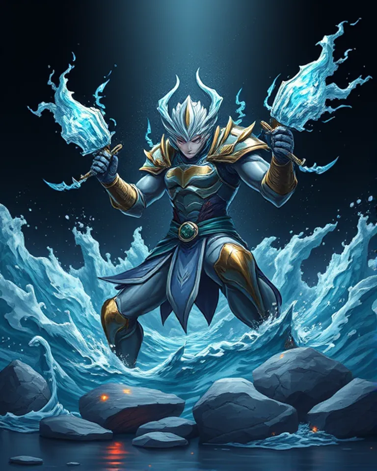 Portrait of Aqualad, Water Bearer of Atlantis