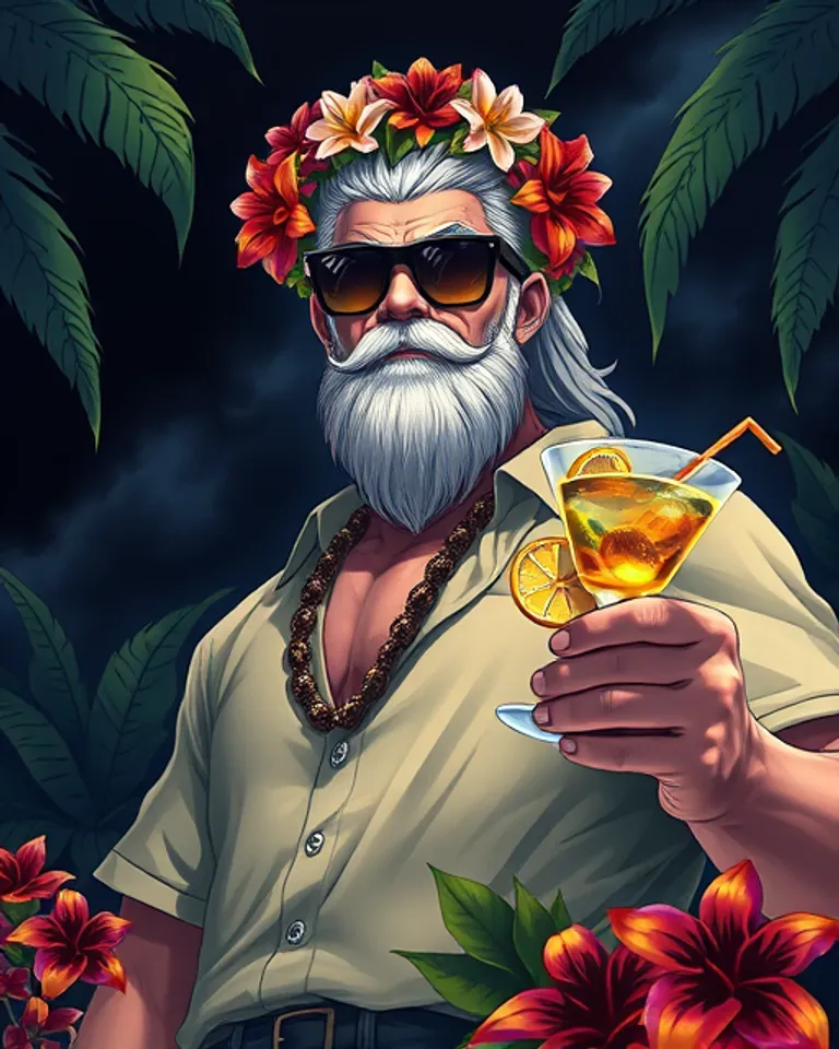 Portrait of Retired God-Killer from Vacation
