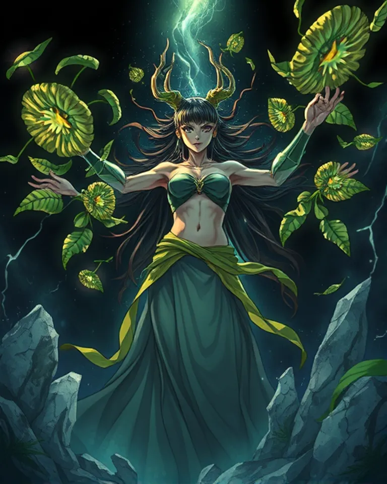 Portrait of natures grasp