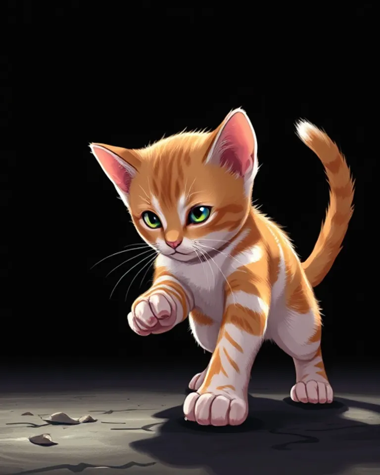 Portrait of A Kitten