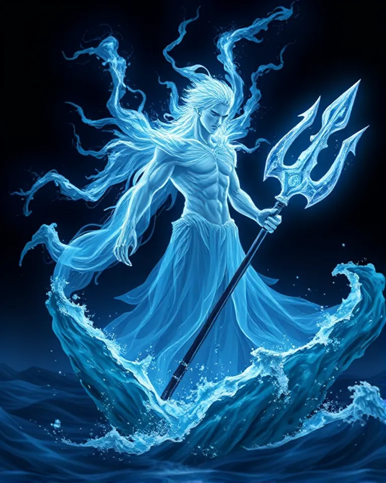 Portrait of Ghost of Poseidon, King of Seas