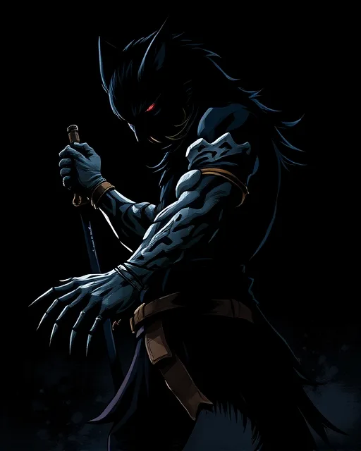 Portrait of Twisted Werewolf