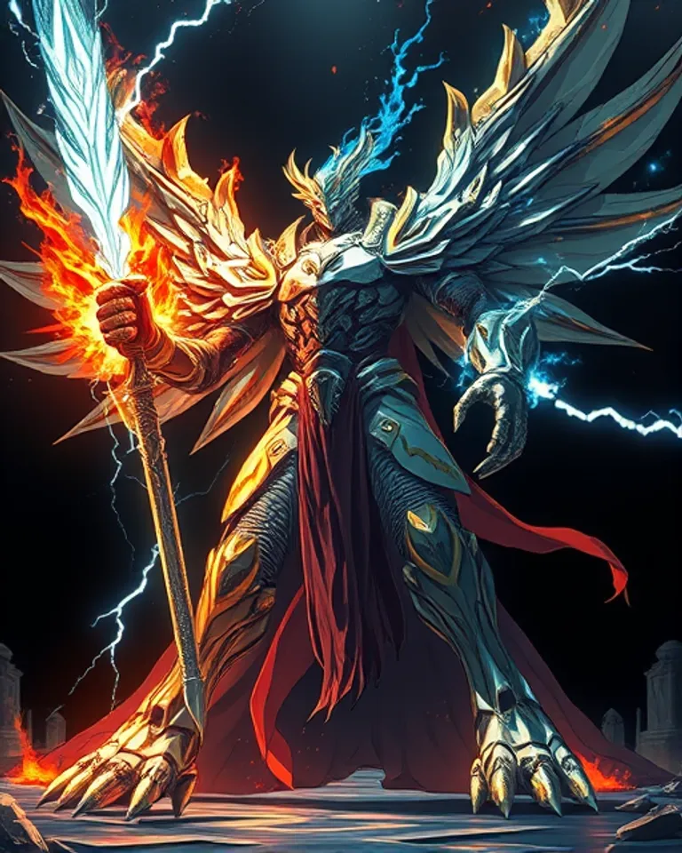 Portrait of Godking of gods of gods of godgods