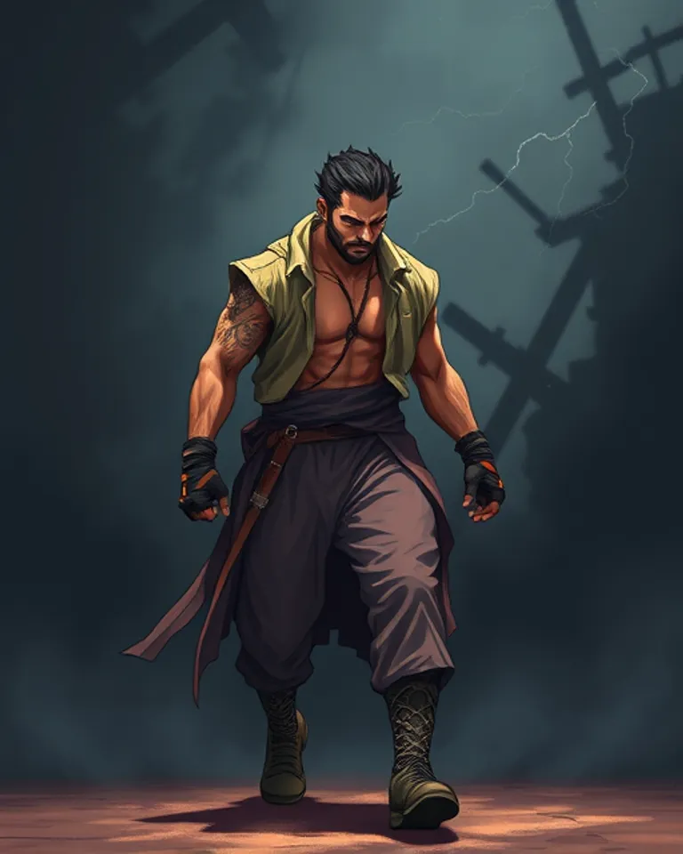Portrait of Fahiymun the meat grinder