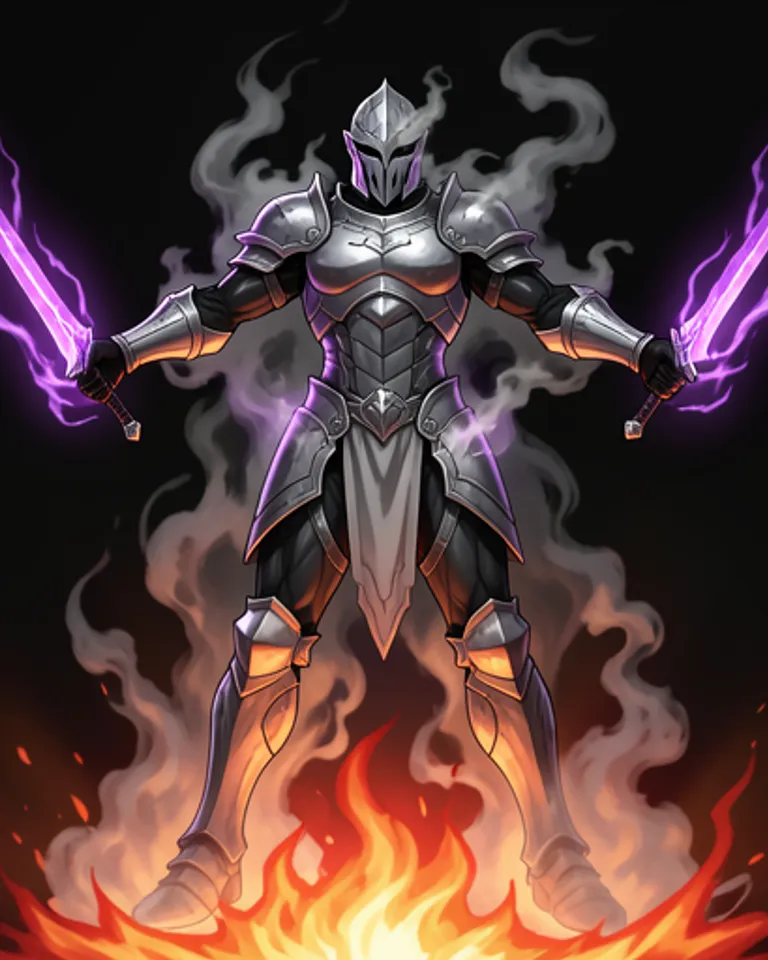 Portrait of The Gray Knight