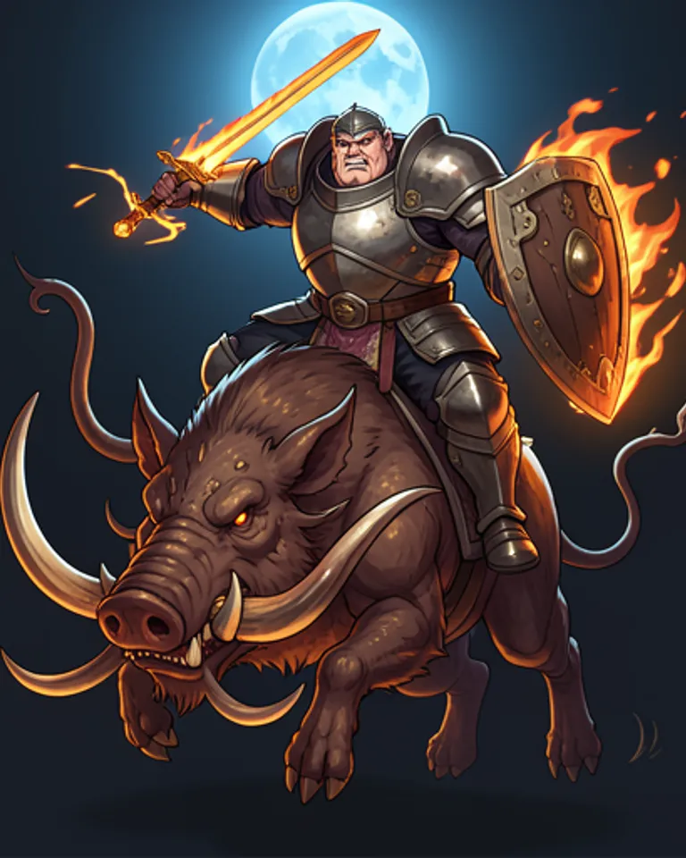 Portrait of Sword & Boar