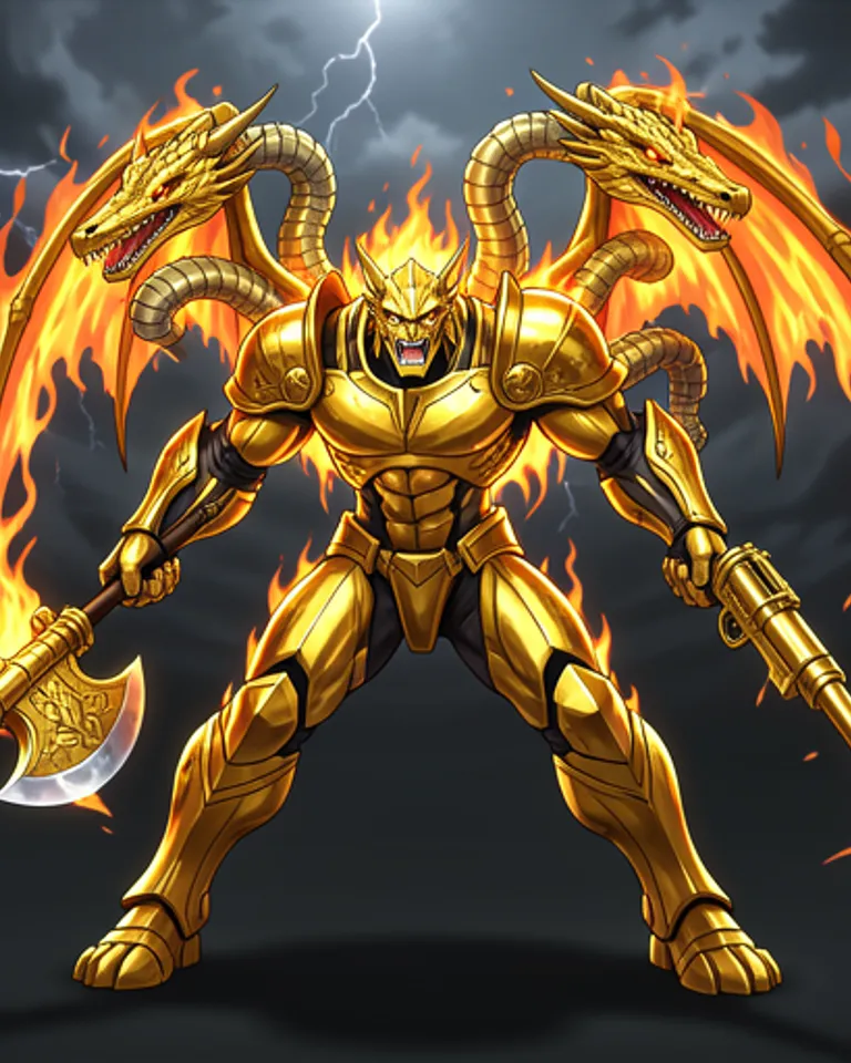 Portrait of The Golden Haste