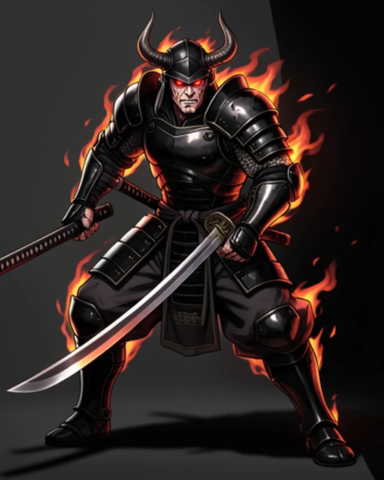 Portrait of Ember Samurai