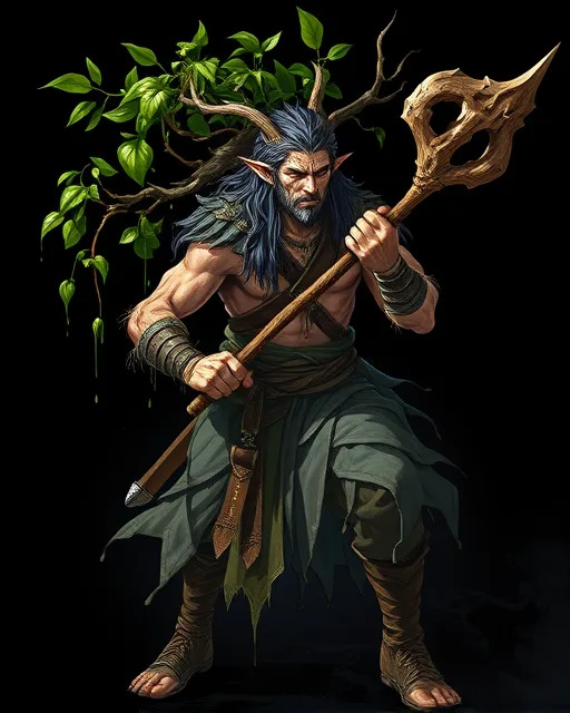 Portrait of Overgrown Druid