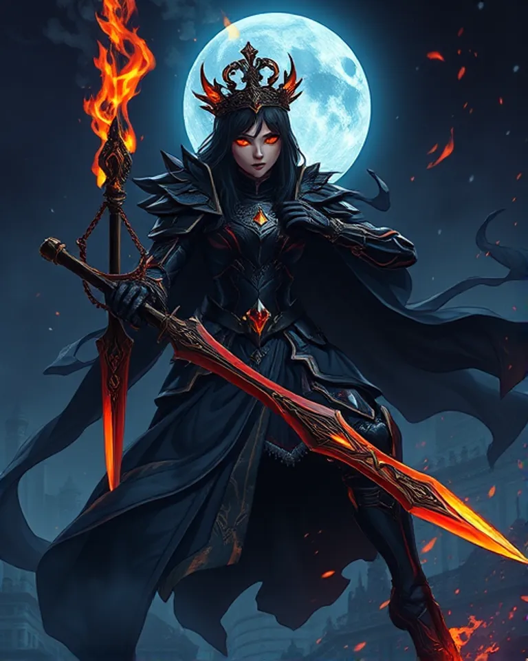 Portrait of The Ashen Duchess