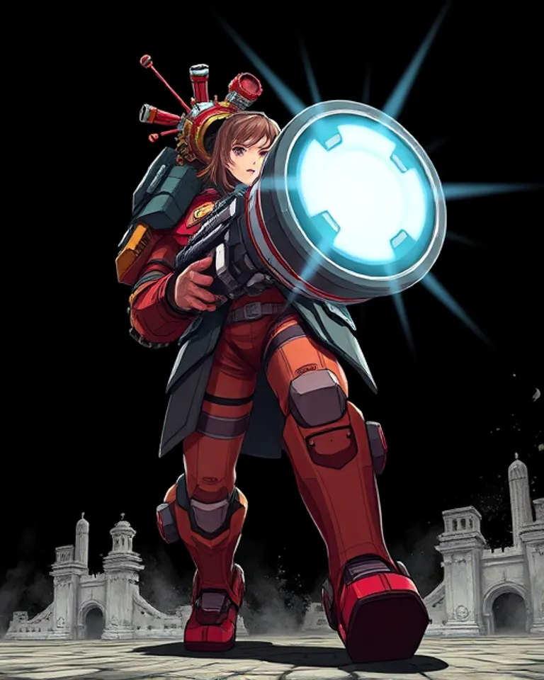 Portrait of Giganta The Human Skyscraper
