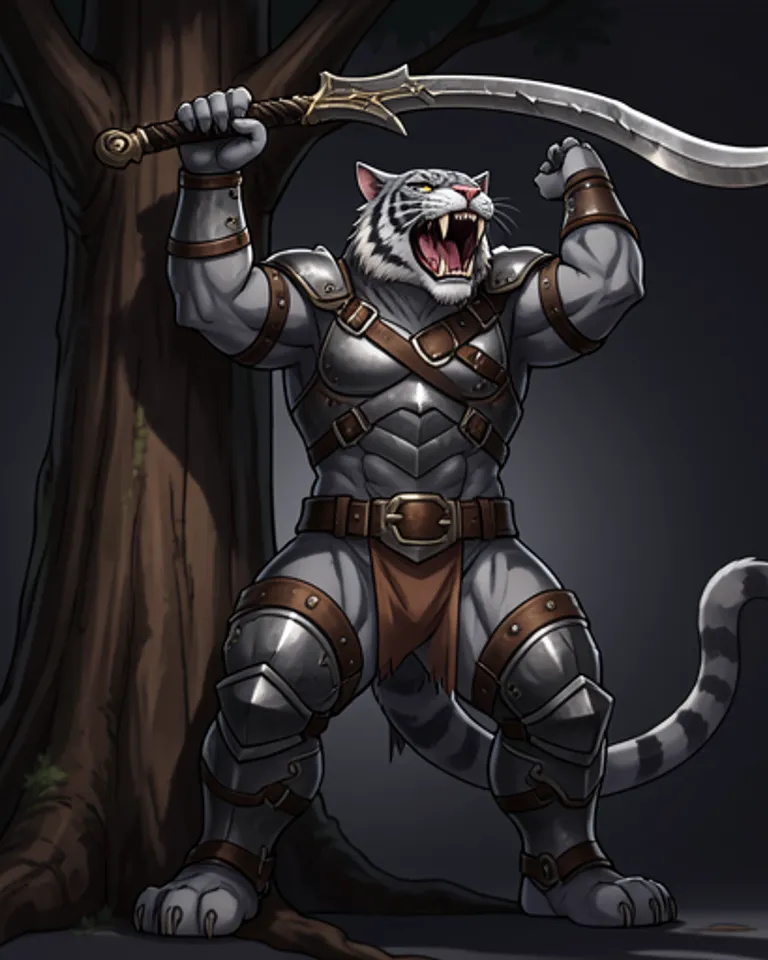 Portrait of The Ominous Grat Cat