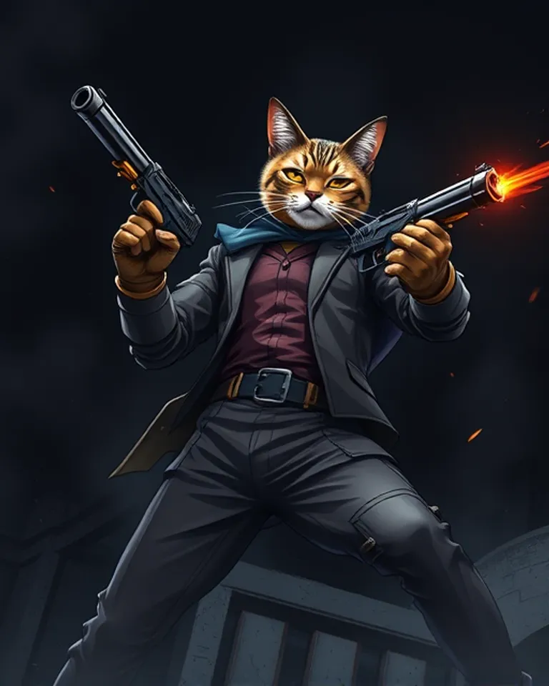 Portrait of mobster bast 