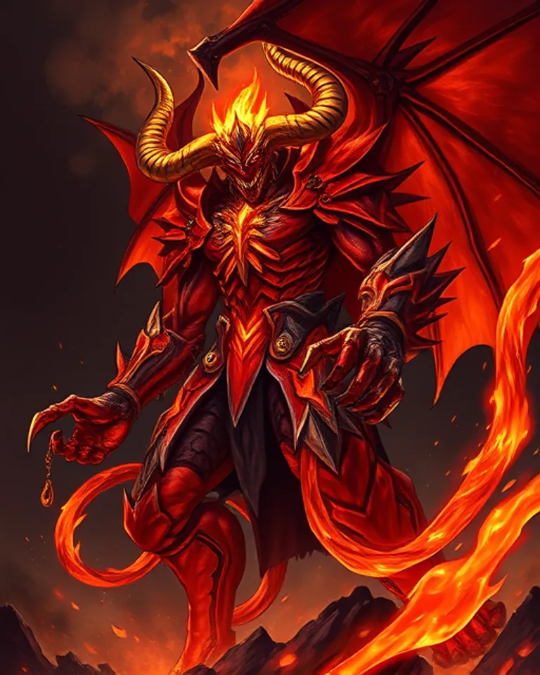 Portrait of Infernal Daemon-Lord