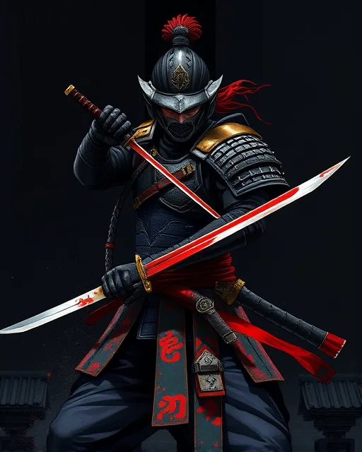Portrait of Blood Shinobi