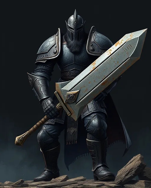 Portrait of Obsidian Knight