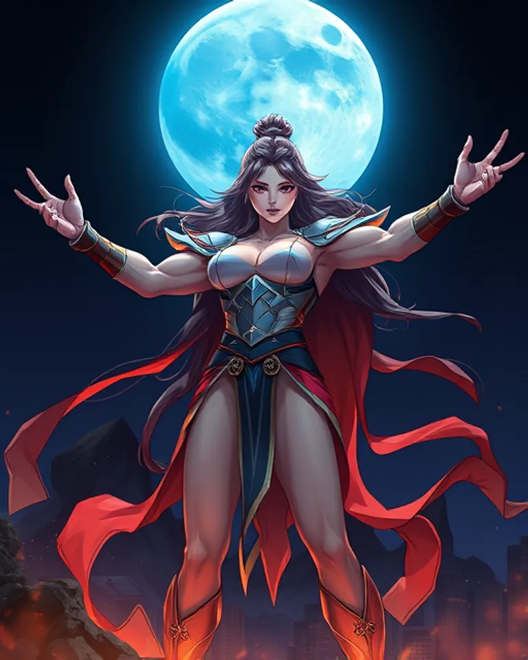 Portrait of Odessa the muscular
