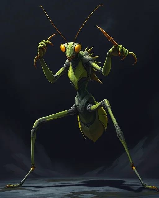 Portrait of Blind Mantis