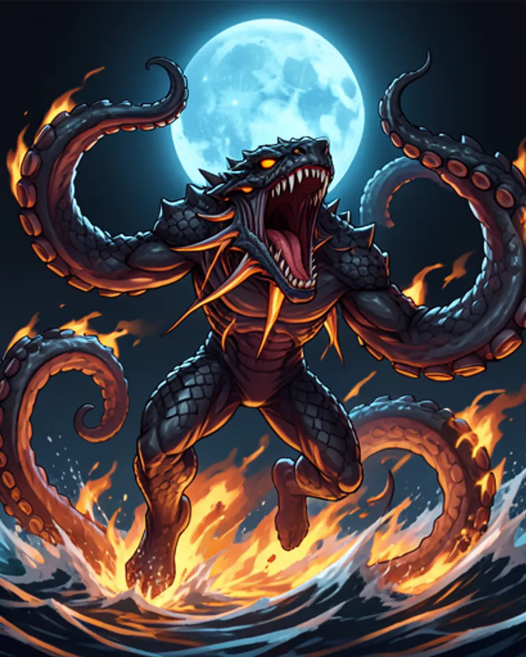 Portrait of The Kraken