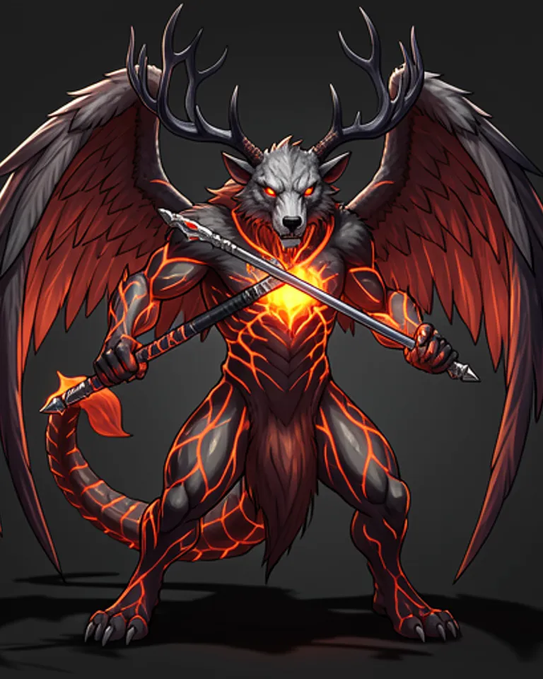 Portrait of Lord of Cromch of the Crimson-Eyed