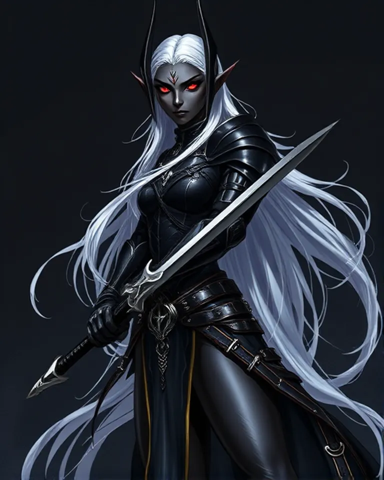 Portrait of Quknu The Silent Stabberess