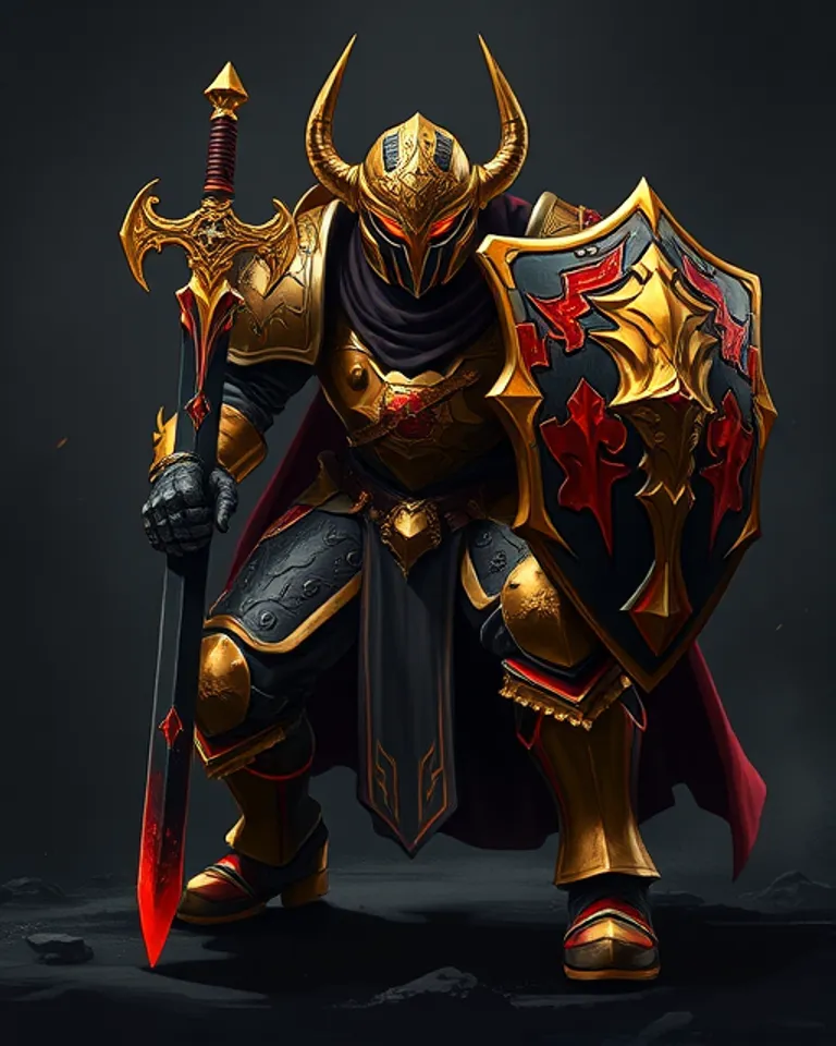 Portrait of Oryx the Broken Paladin