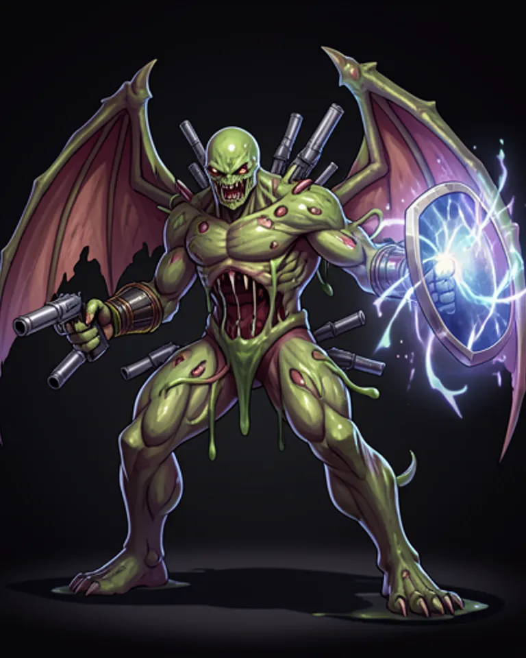 Portrait of Oorzed the Slime lord