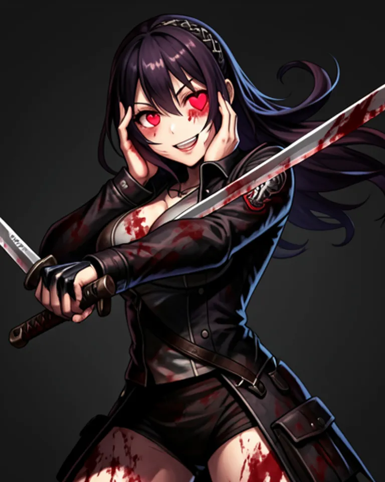 Portrait of Yandere girlfriend