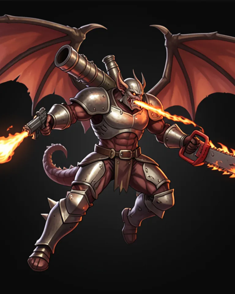 Portrait of Inuxius the wrath of abyss