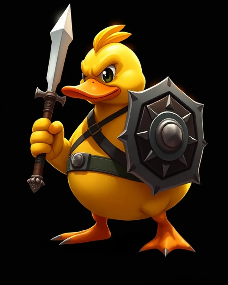 Portrait of Battle Duck
