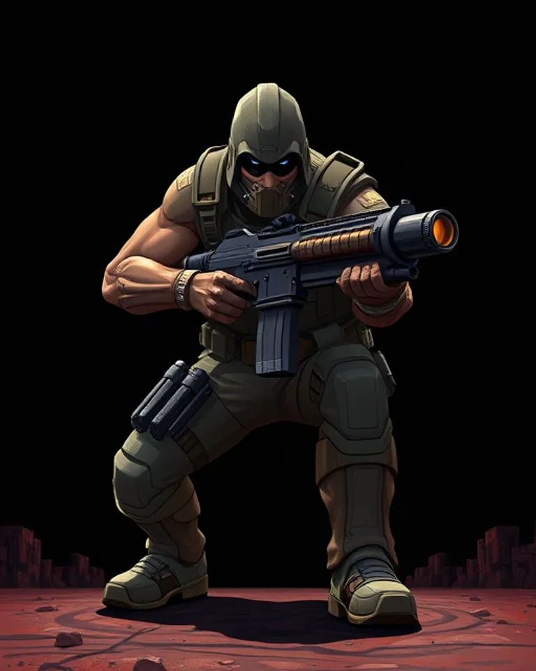 Portrait of Doom guy