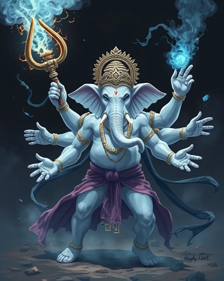 Portrait of Ghost of Ganesha, Remover of All