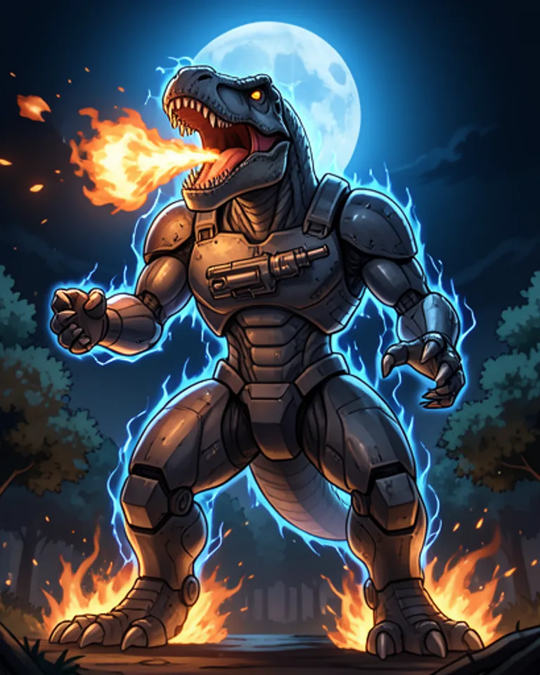 Portrait of RoboDino Mk I