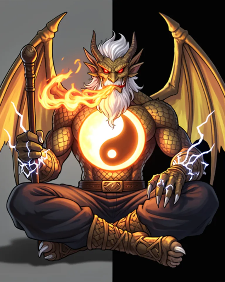 Portrait of Dragon Sensei