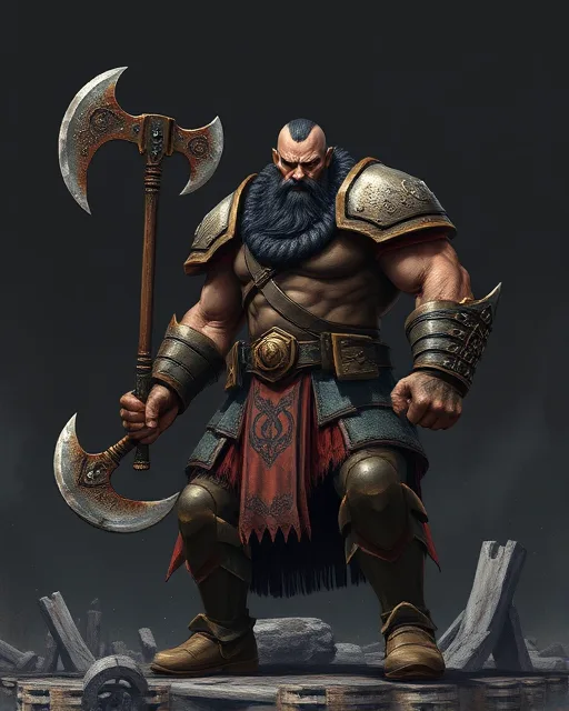 Portrait of Blood Berserker
