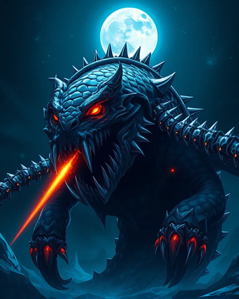 Portrait of Omega The Abyssal Leviathan