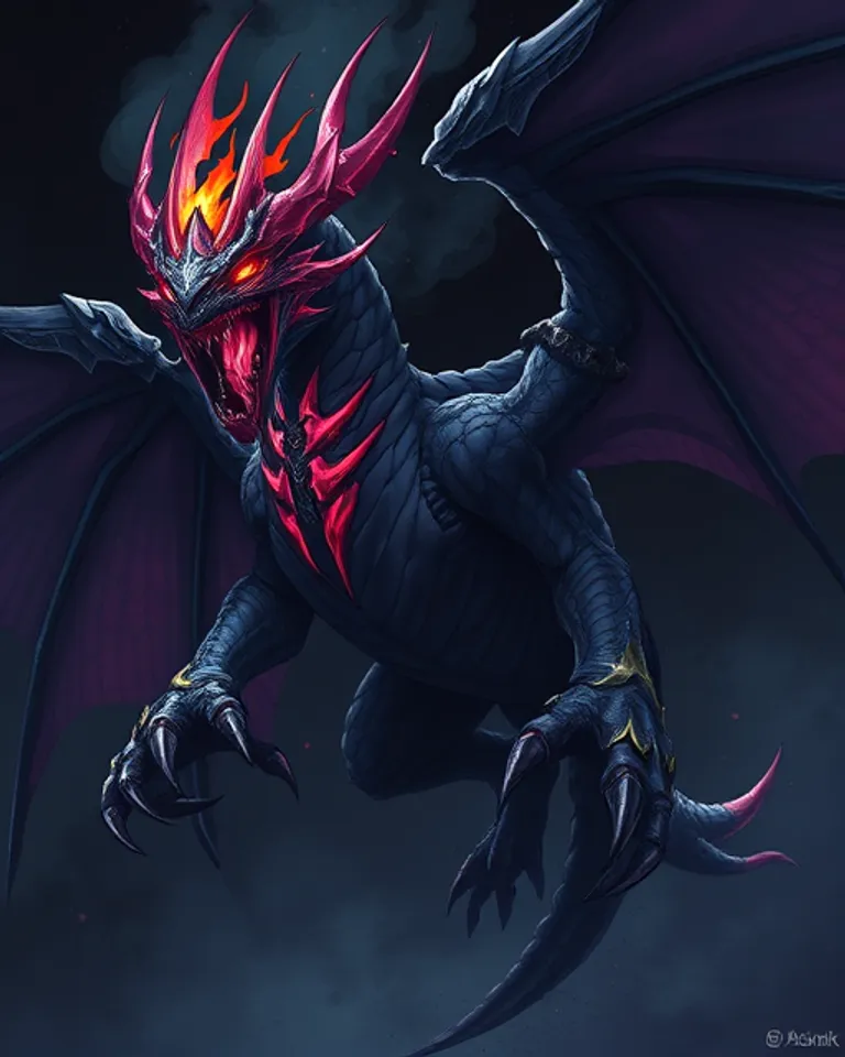 Portrait of Mag'ladroth The Void Dragon