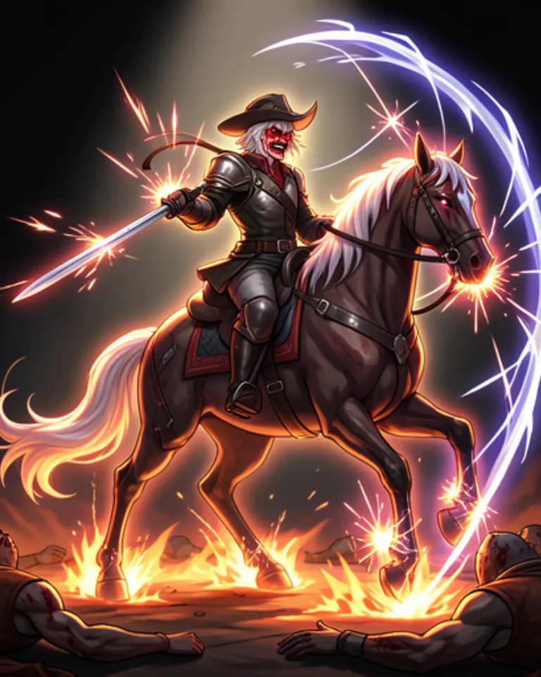 Portrait of Don Quijote, the dystopian