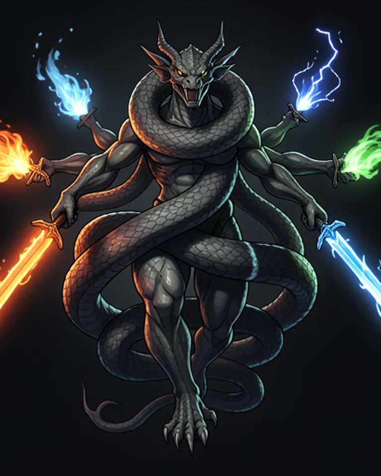 Portrait of Cosmic Serpent of Doom