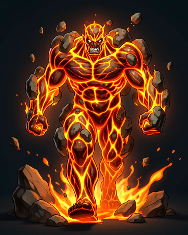 Portrait of Mulgor, the molten one