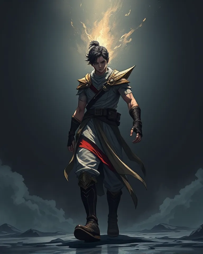 Portrait of Guy in the clouds