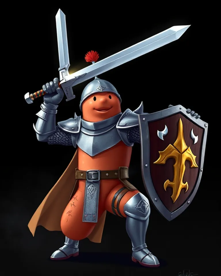 Portrait of Sir Sausagealot