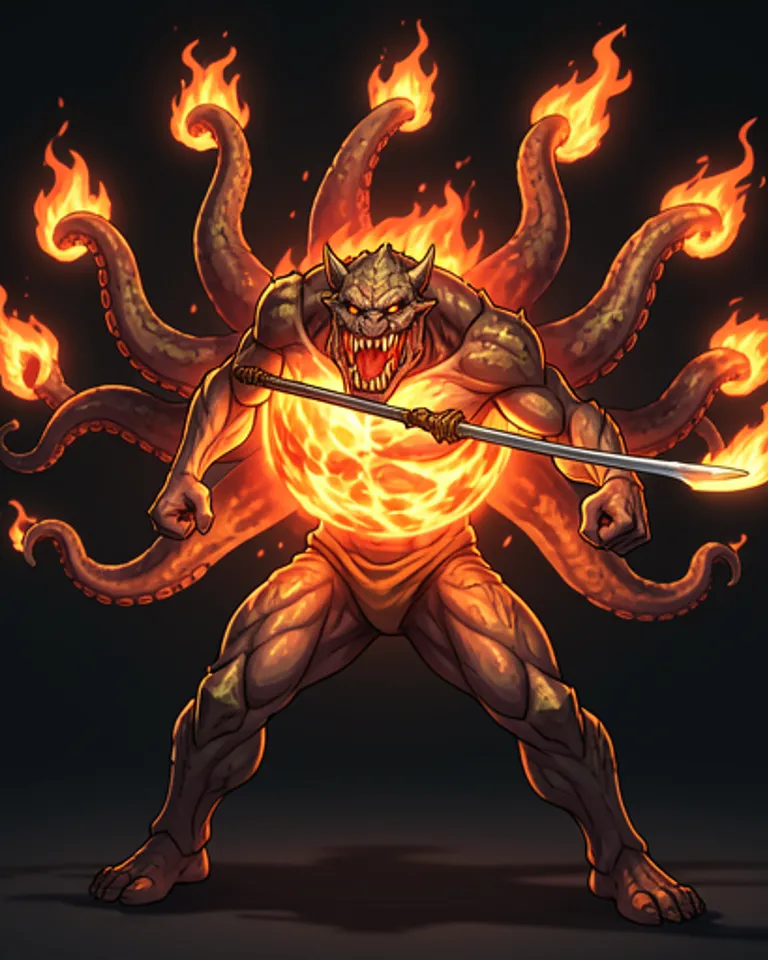 Portrait of Blazing Nightmare
