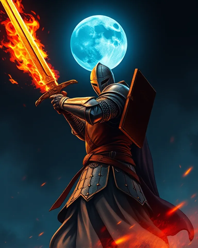 Portrait of The Crusader