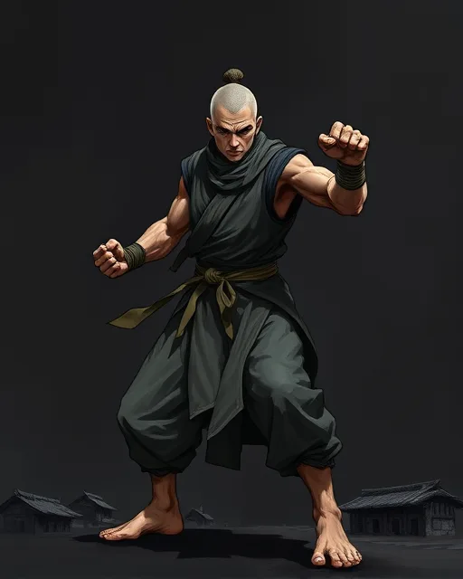 Portrait of Bone Monk