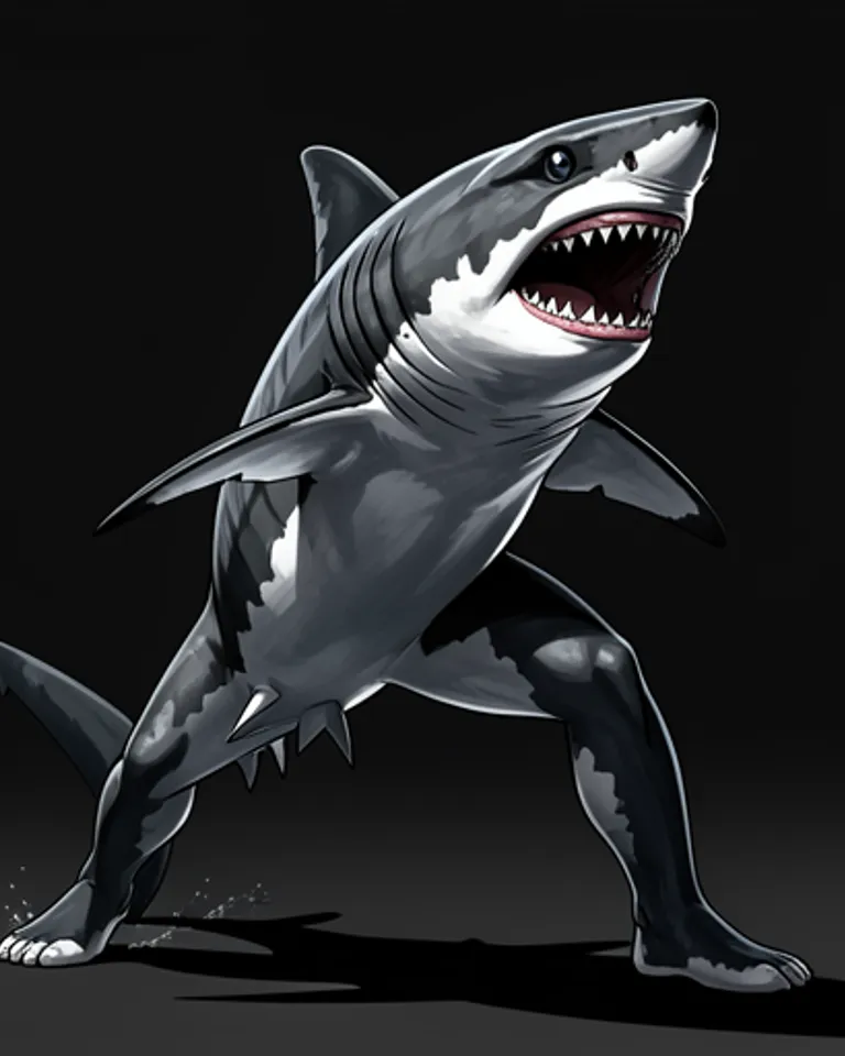 Portrait of Absence of Shark