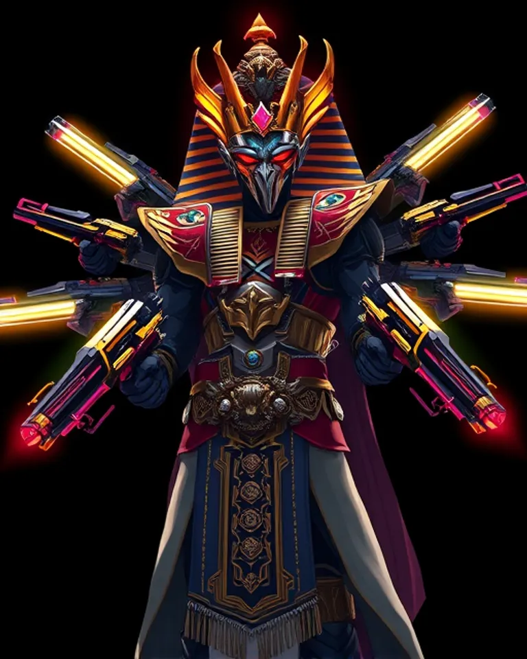 Portrait of Cyber Pharaoh