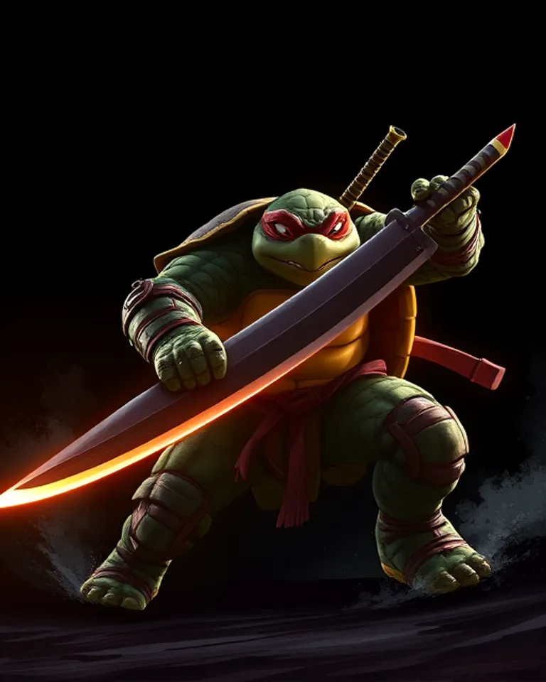 Portrait of Adult Modified Samurai Tortoise