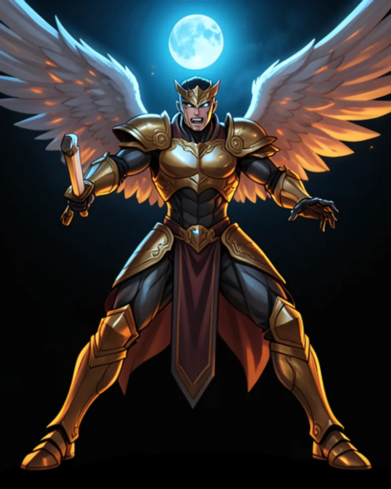 Portrait of oscar , the emperor of mankind 
